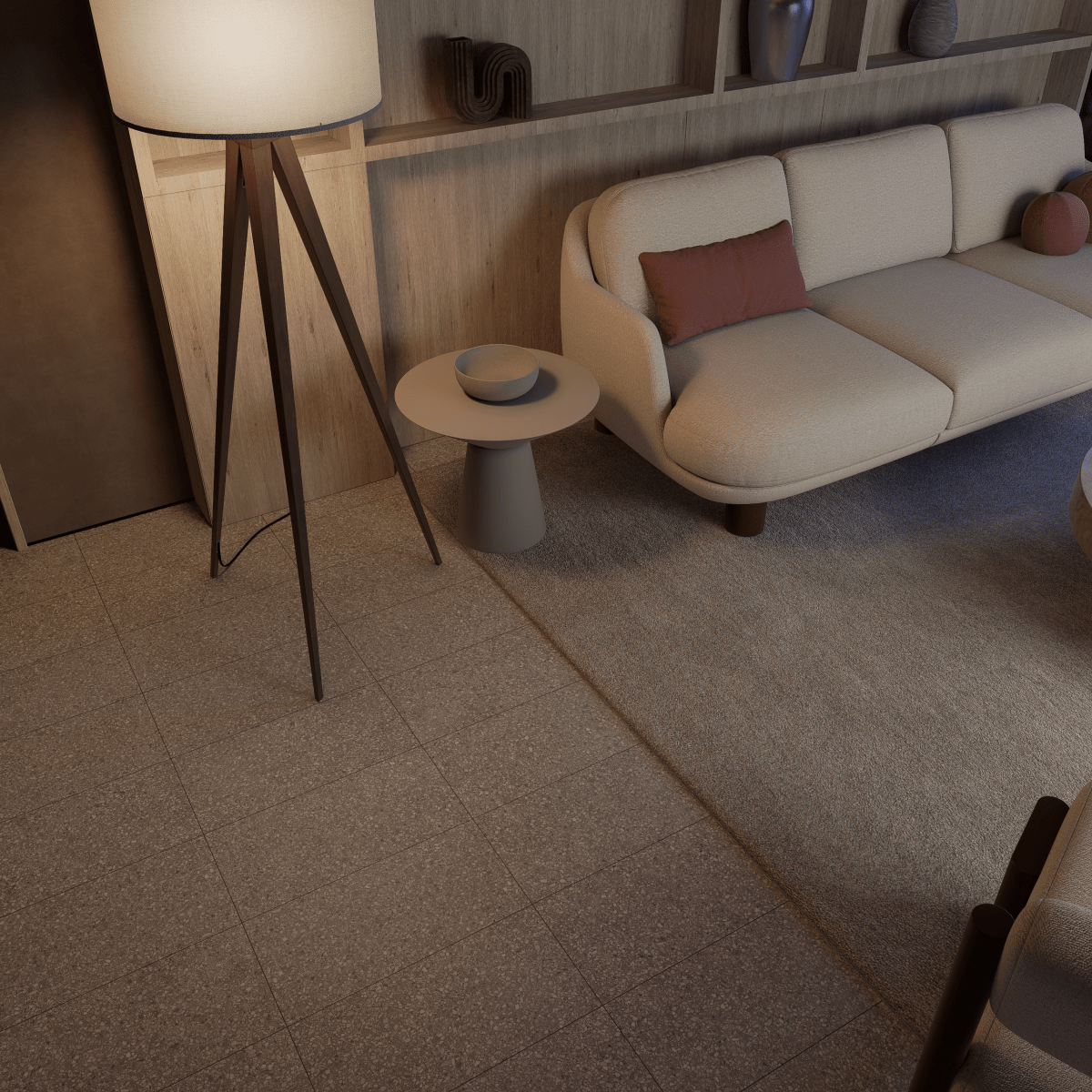 12 x 24 in Station Ash Matte Rectified Color Body Porcelain Tile
