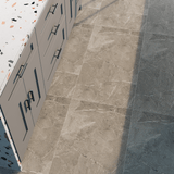 12 x 24 in. Torino Argento Matte Pressed Glazed Porcelain Tile