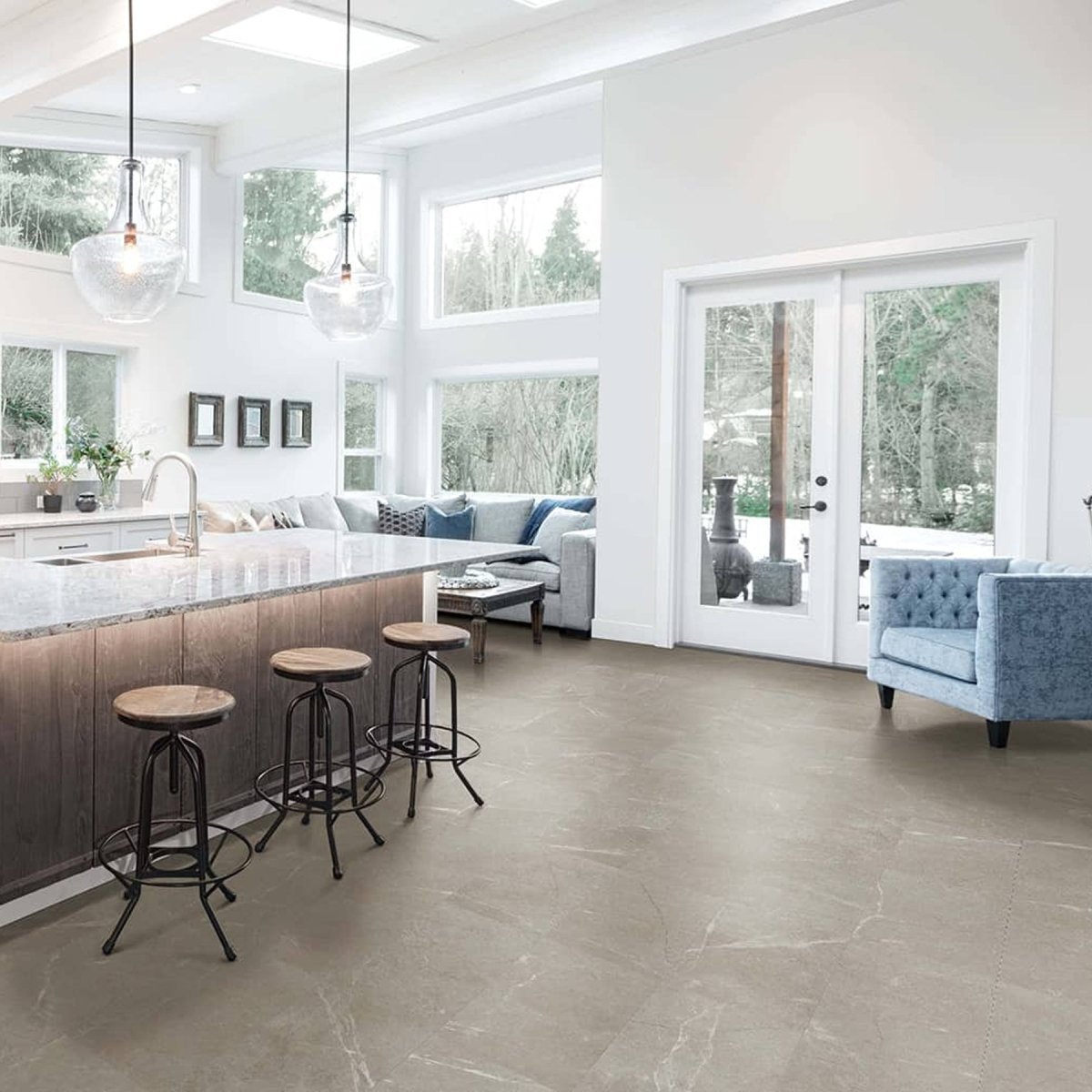 12 x 24 in. Torino Vanizio Matte Pressed Glazed Porcelain Tile