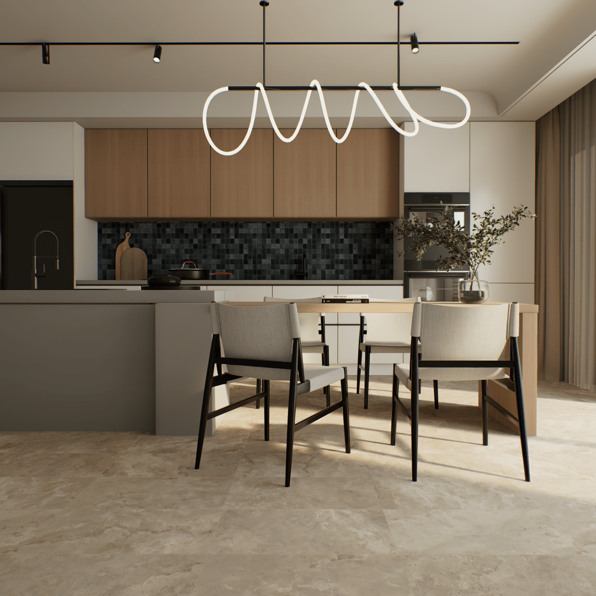 12 x 24 in. Veneta Ardesia Matte Pressed Glazed Porcelain Tile
