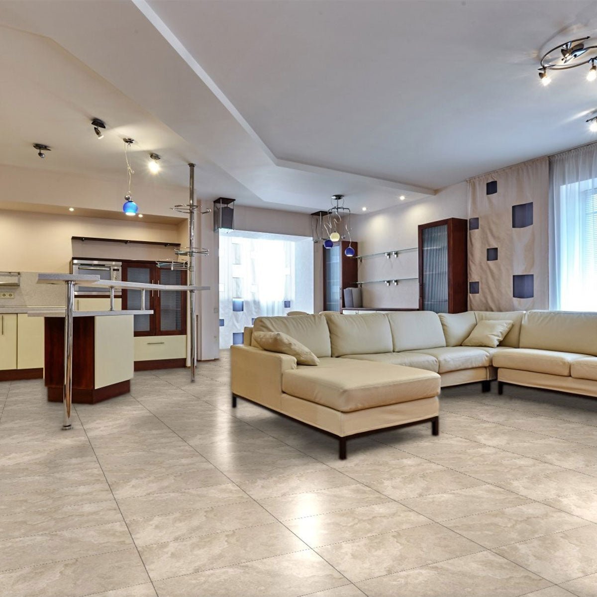 12 x 24 in. Veneta Ardesia Matte Pressed Glazed Porcelain Tile