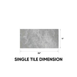 12 x 24 in Veneta Argento Matte Pressed Glazed Porcelain Tile