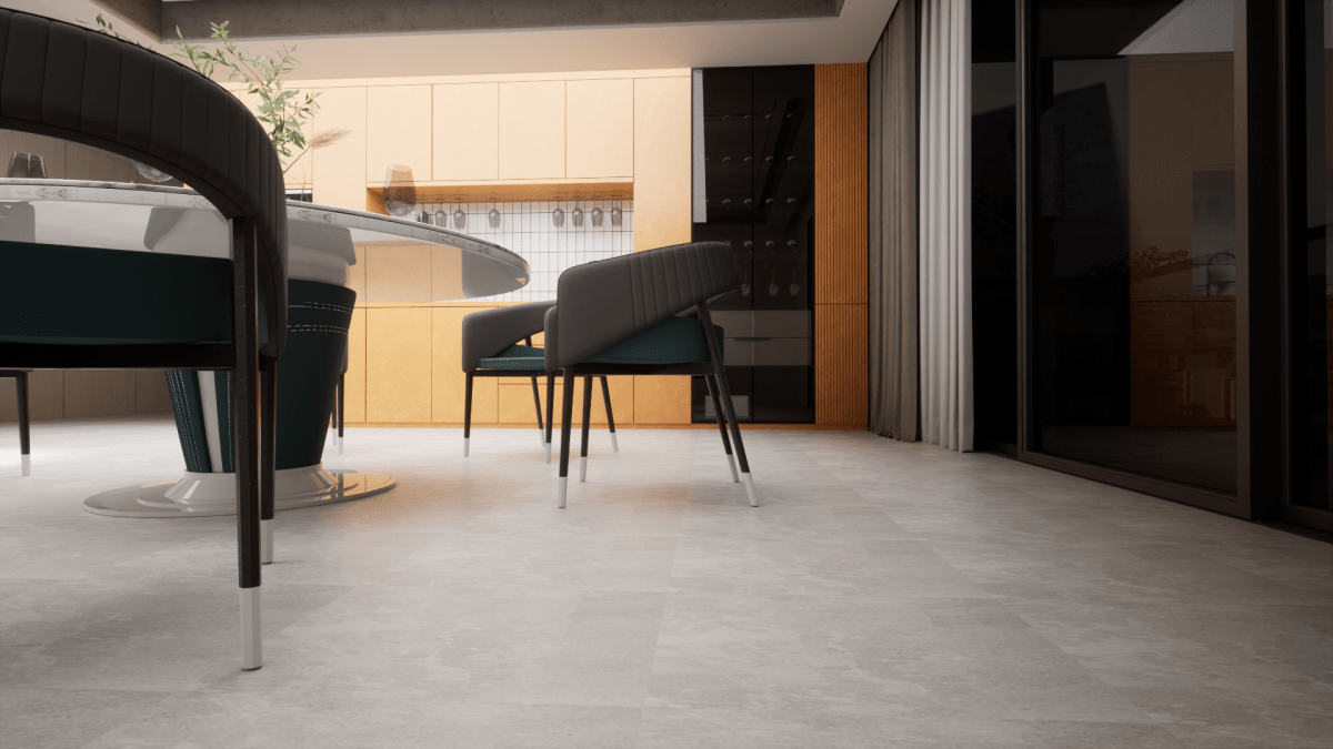 12 X 24 In Veneta Grigio Matte Pressed Glazed Porcelain