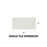 12 x 24 in Zera Annex Bianco Matte Rectified Color Body Porcelain Tile