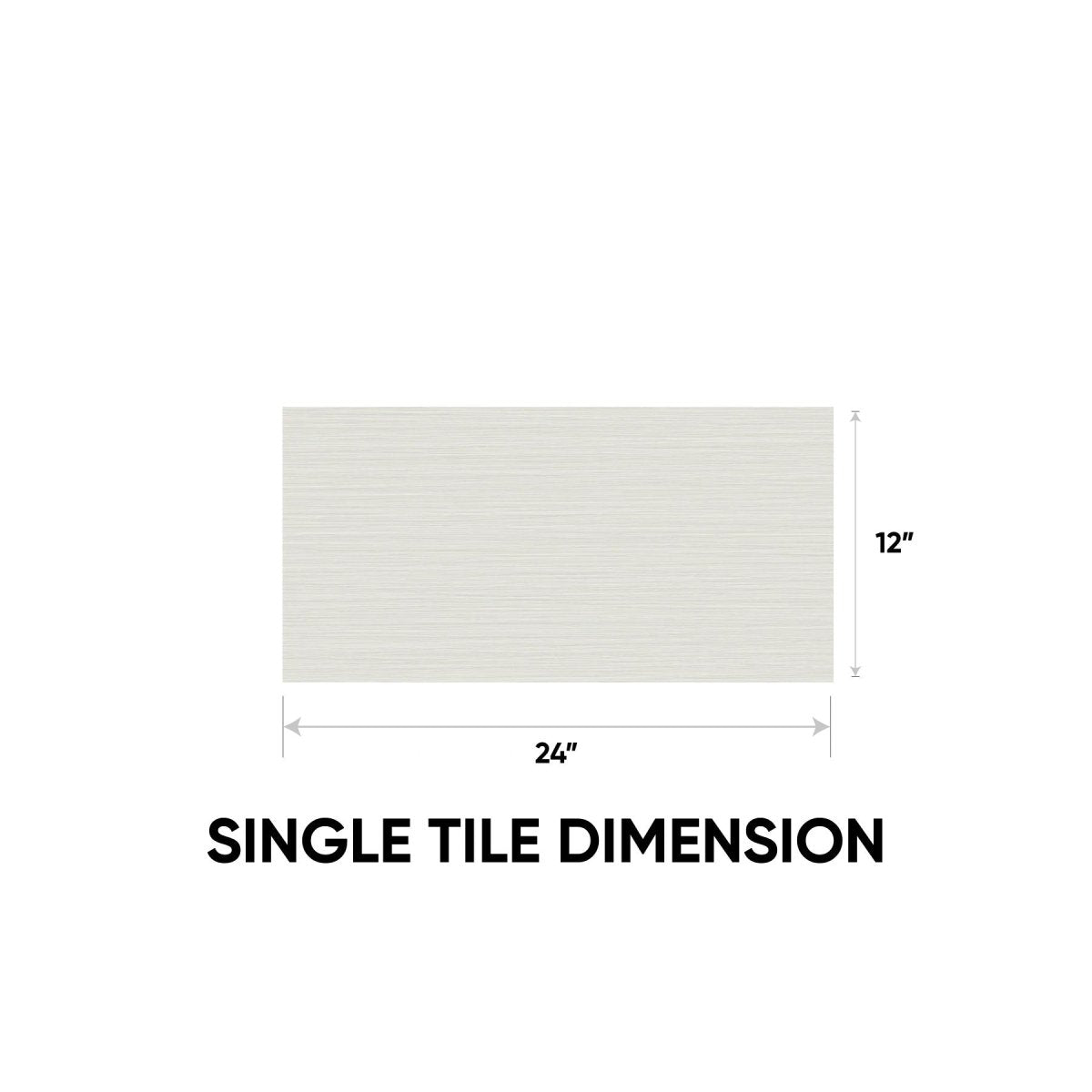 12 x 24 in Zera Annex Bianco Matte Rectified Color Body Porcelain Tile