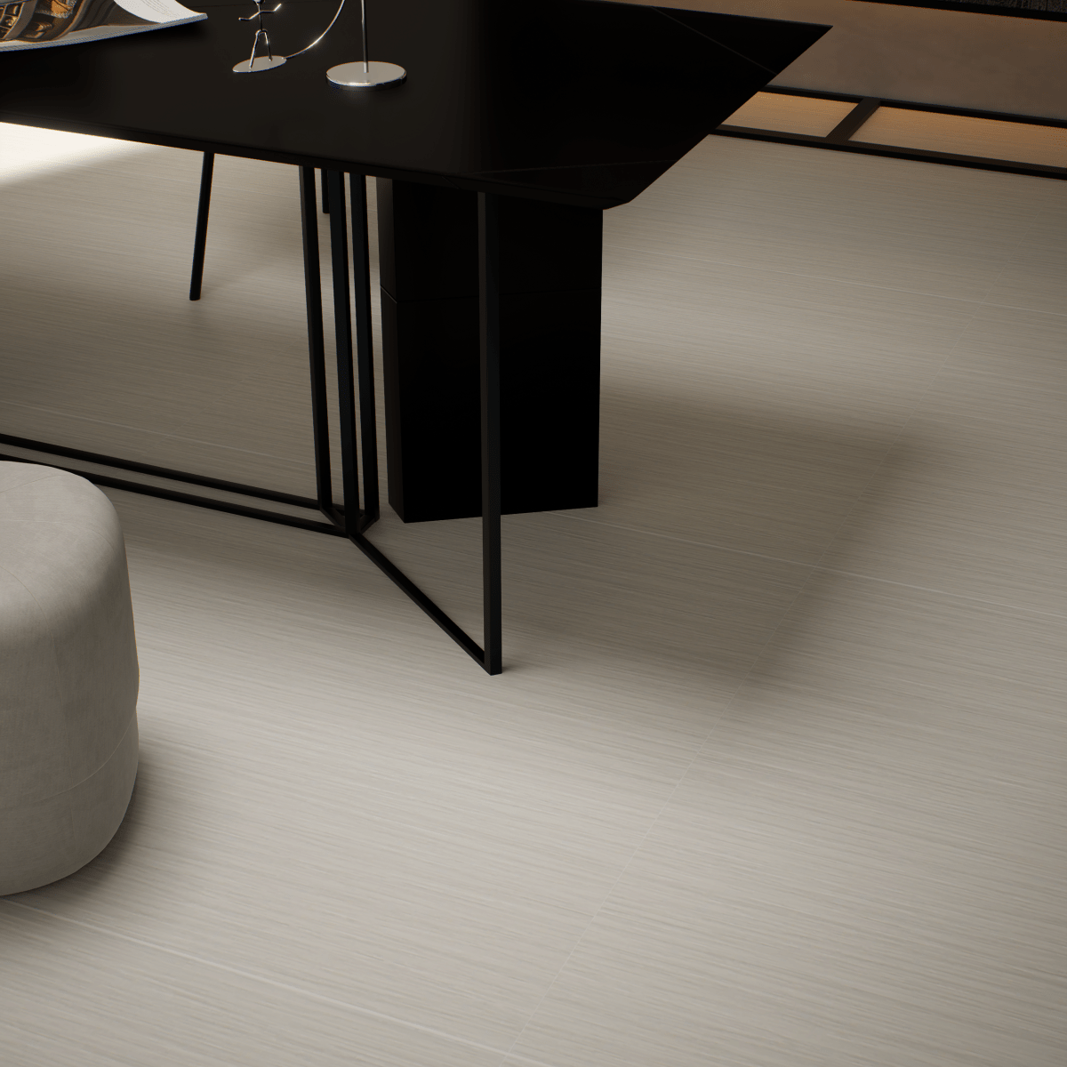 12 x 24 in Zera Annex Bianco Matte Rectified Color Body Porcelain Tile