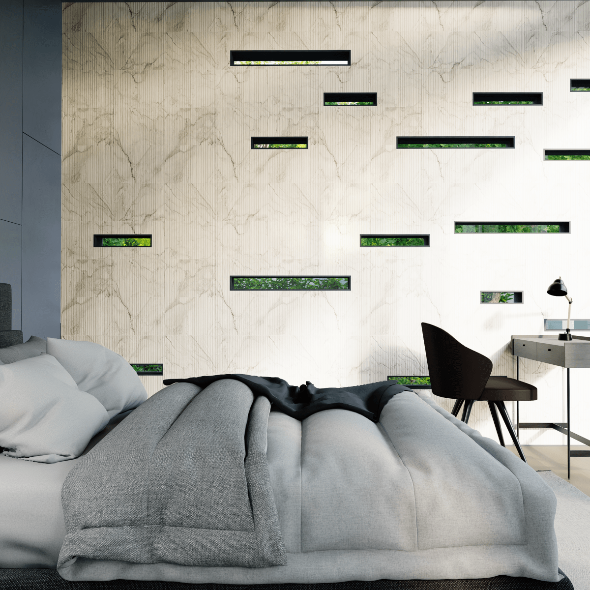 12 X 36 In Alto Raffino Calacatta Matte Rectified Glazed Ceramic