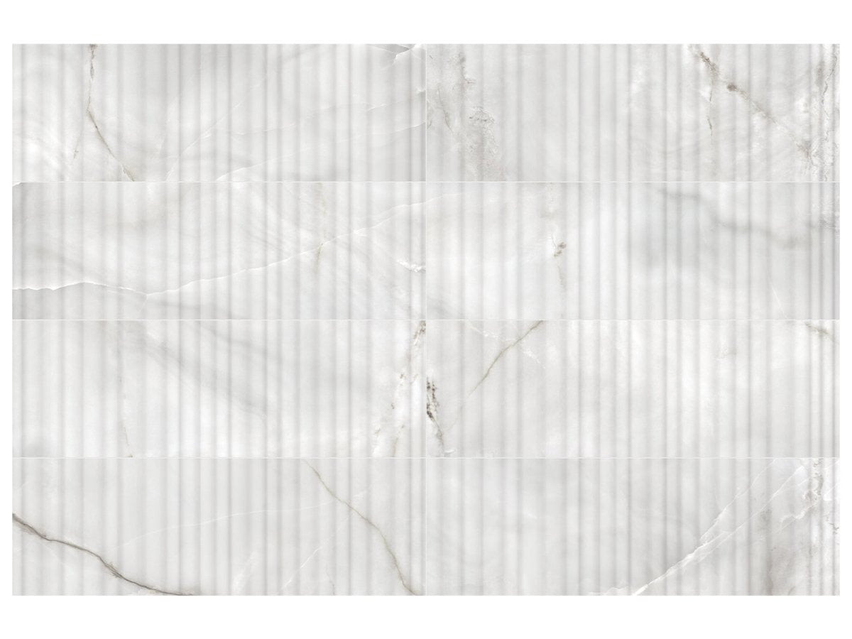 12 X 36 In Alto Raffino Onyx Matte Rectified Glazed Ceramic