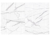 12 X 36 In Alto Raffino Statuario Matte Rectified Glazed Ceramic