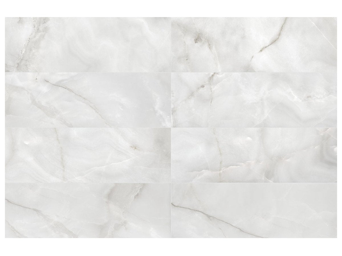 12 X 36 In Raffino Onyx Matte Rectified Glazed Ceramic