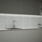 1.25 In Hexagon Mayfair Calacatta Oro Polished Glazed Porcelain Mosaic