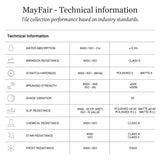 1.25 in. Mayfair Zebrino Hexagon Polished Glazed Porcelain Mosaic