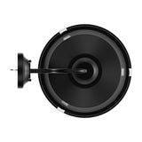 12W Textured Black Gooseneck LED Outdoor Wall Light with Nickel Cage, 3000K (Warm White), Dimmable, 1000 Lumens, ETL Listed