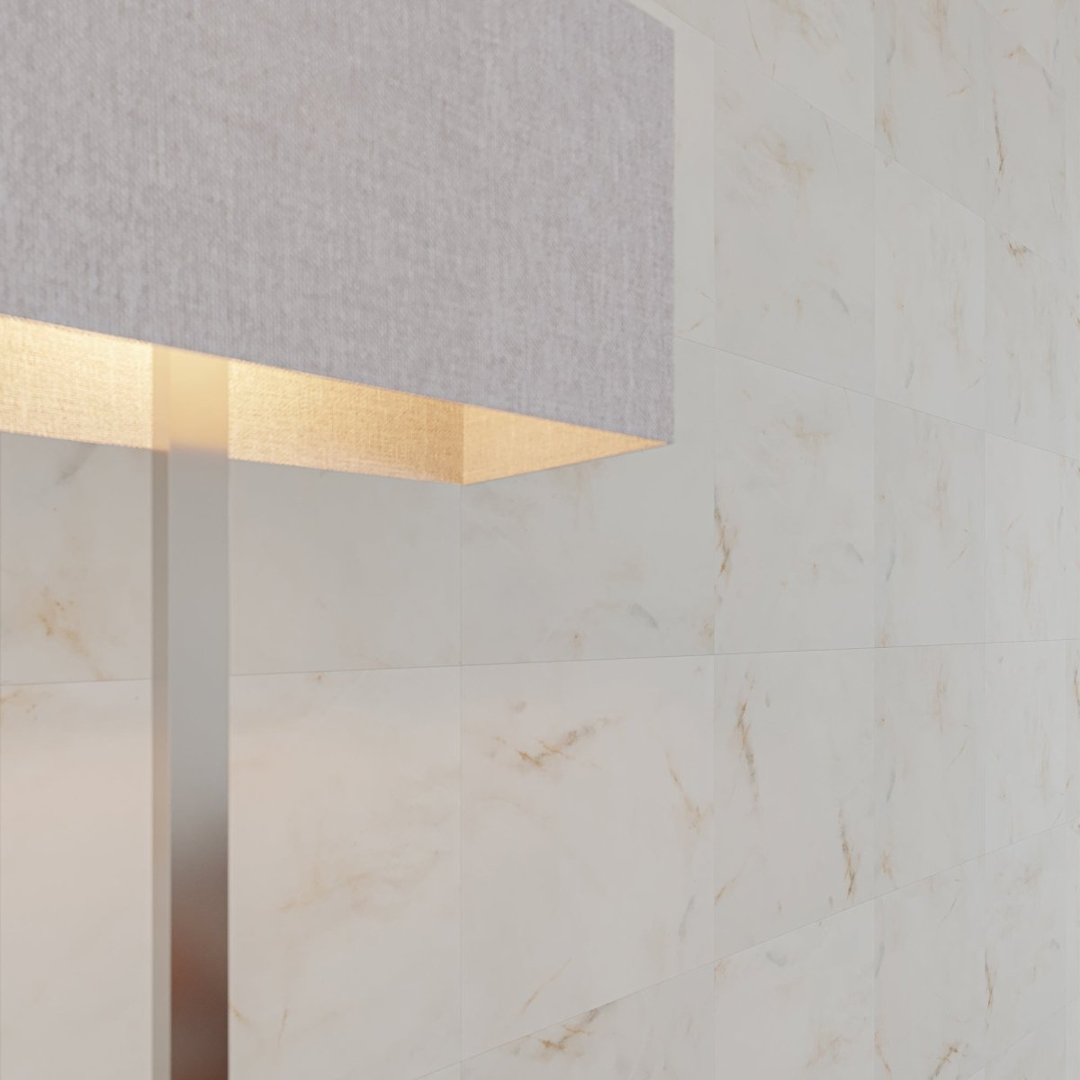 13 X 13 In Bellina Cream Matte Pressed Glazed Ceramic