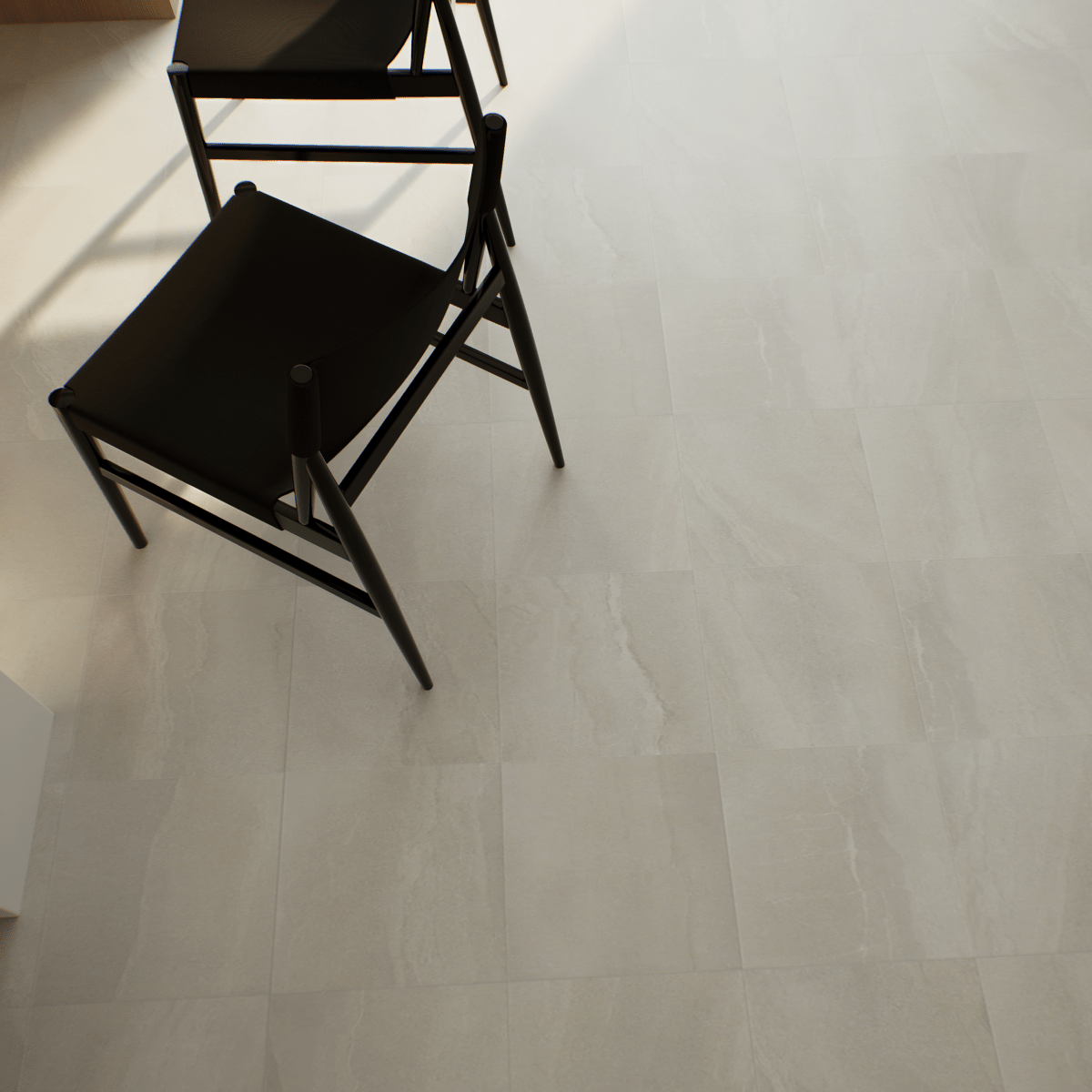 13 X 13 In Crux Ivory Matte Pressed Glazed Porcelain