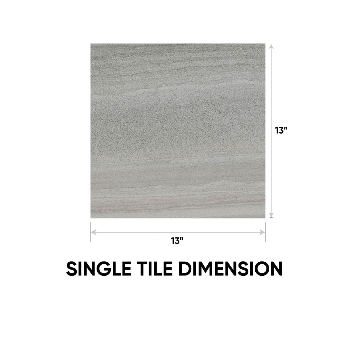 13 x 13 in Davenport Matte Pressed Glazed Earth Porcelain Field Tile