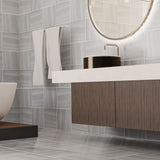 13 x 13 in Davenport Matte Pressed Glazed Mica Porcelain Field Tile