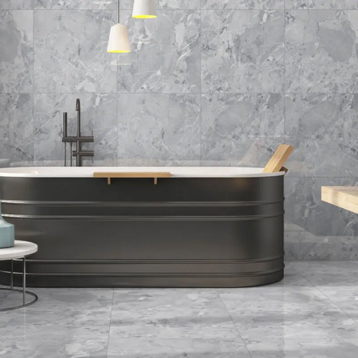 13 X 13 In Regency Mica Matte Pressed Glazed Porcelain