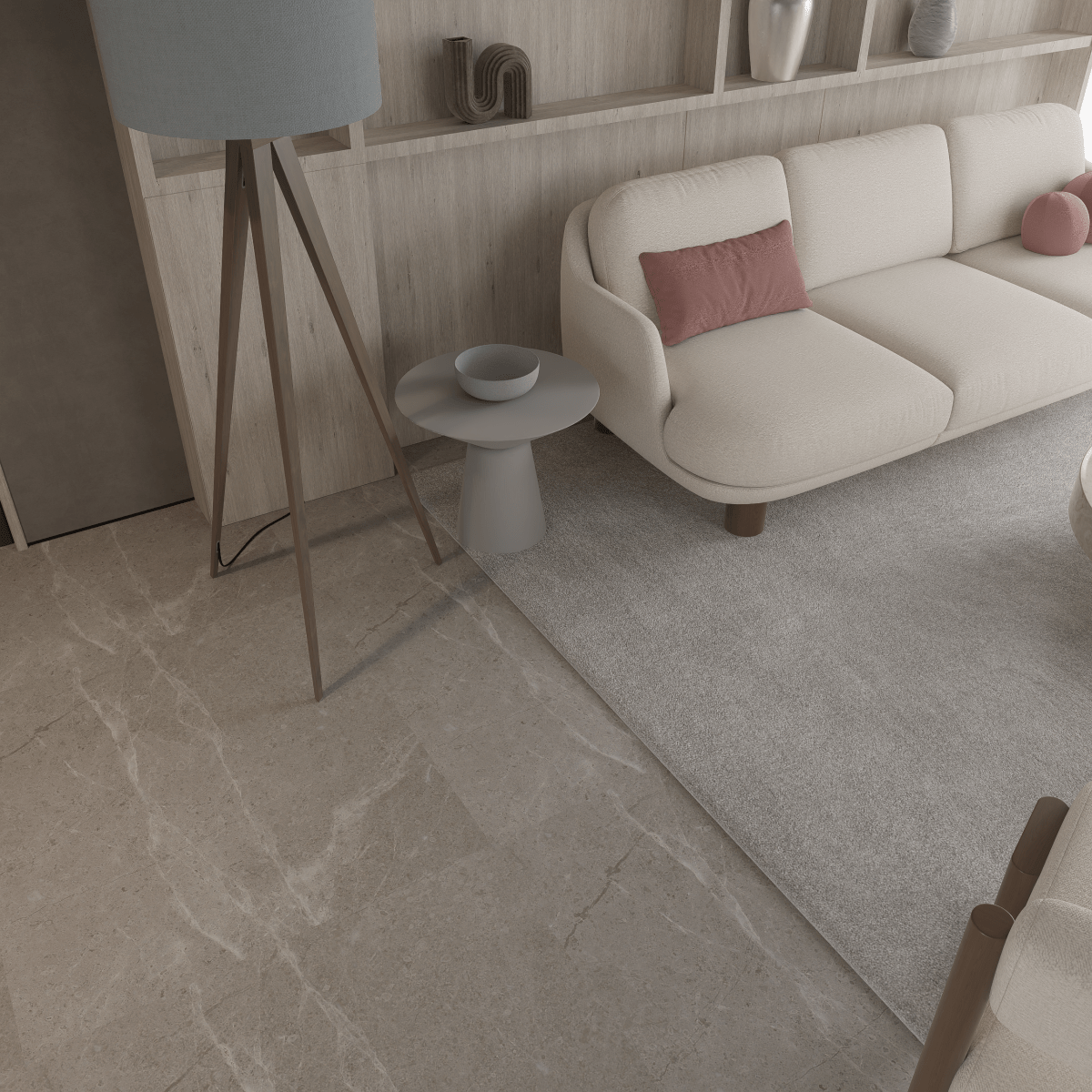 13 X 13 In Torino Vanizio Matte Pressed Glazed Porcelain