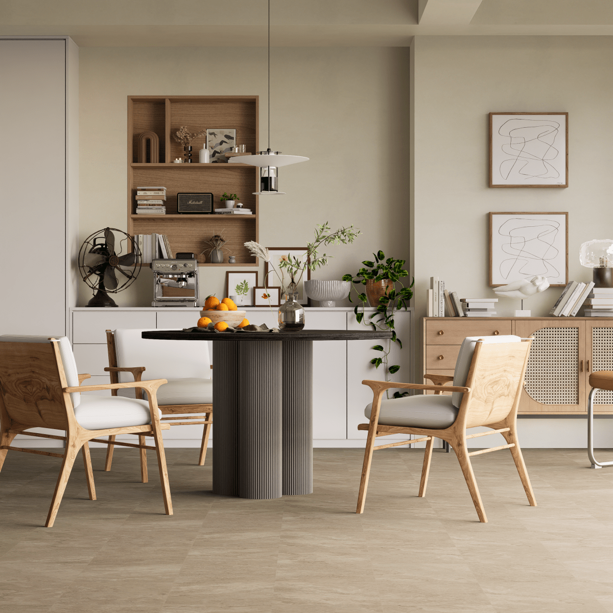 13 X 13 In Veneta Ardesia Matte Pressed Glazed Porcelain
