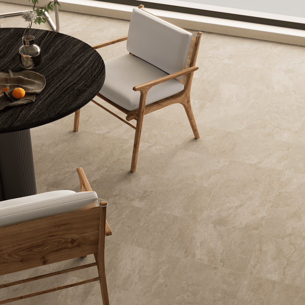 13 X 13 In Veneta Ardesia Matte Pressed Glazed Porcelain