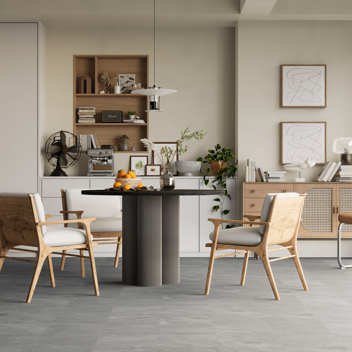 13 X 13 In Veneta Argento Matte Pressed Glazed Porcelain