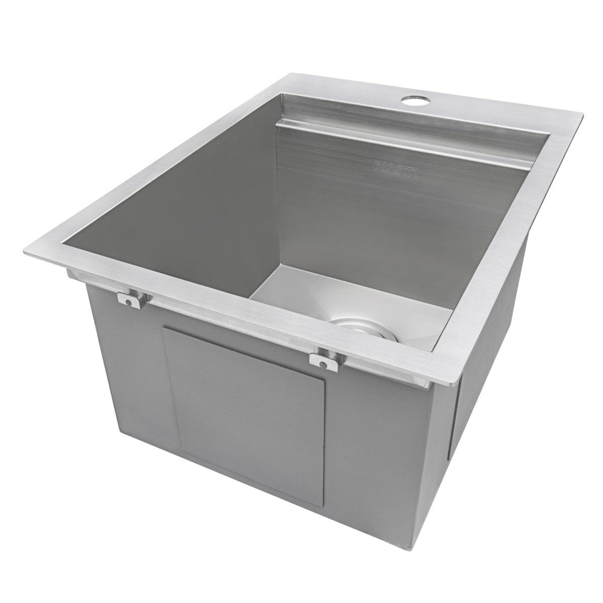 15 x 20 inch Marine Grade T-316 Workstation Topmount RV Boat Outdoor Sink Stainless Steel