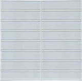 1.5 X 6 In Stacked Element Skylight Light Colors Glass Mosaic