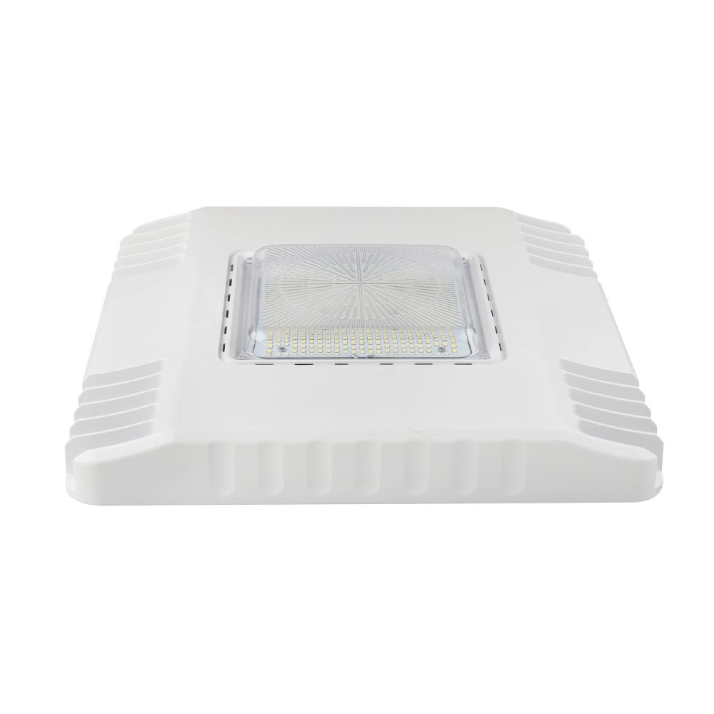 150 Watt LED Canopy Light, 5700K, 19000LM, AC100-277V, DLC Premium Recessed Surface Mount, For High Bay Carport, Gas Stations, Indoor Parking, Underpasses, Loading Docks, Outdoor Area Light