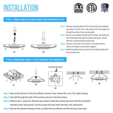 150 Watt LED Canopy Light, 5700K, 19000LM, AC100-277V, DLC Premium Recessed Surface Mount, For High Bay Carport, Gas Stations, Indoor Parking, Underpasses, Loading Docks, Outdoor Area Light