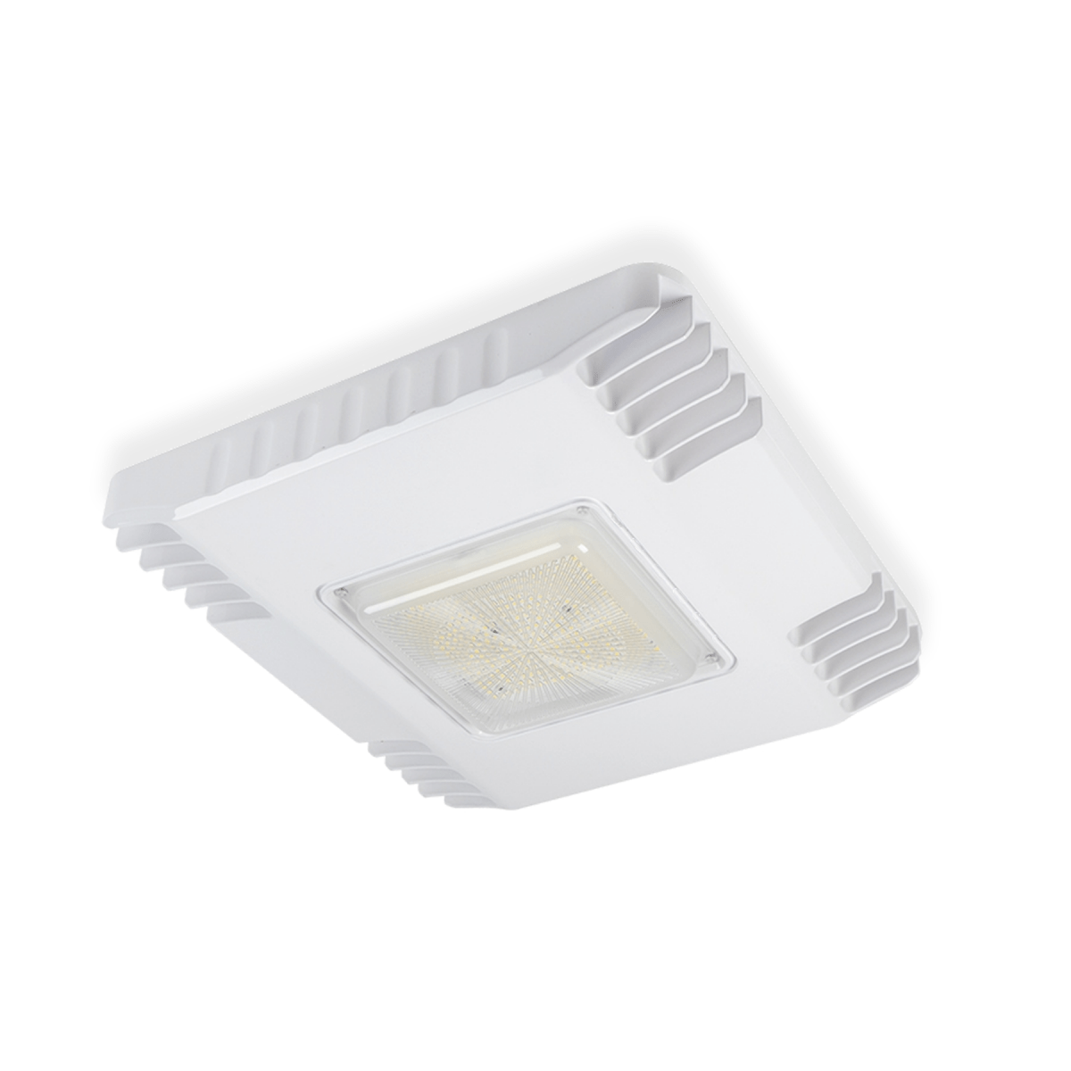 150 Watt LED Canopy Light, 5700K, 19000LM, AC100-277V, DLC Premium Recessed Surface Mount, For High Bay Carport, Gas Stations, Indoor Parking, Underpasses, Loading Docks, Outdoor Area Light