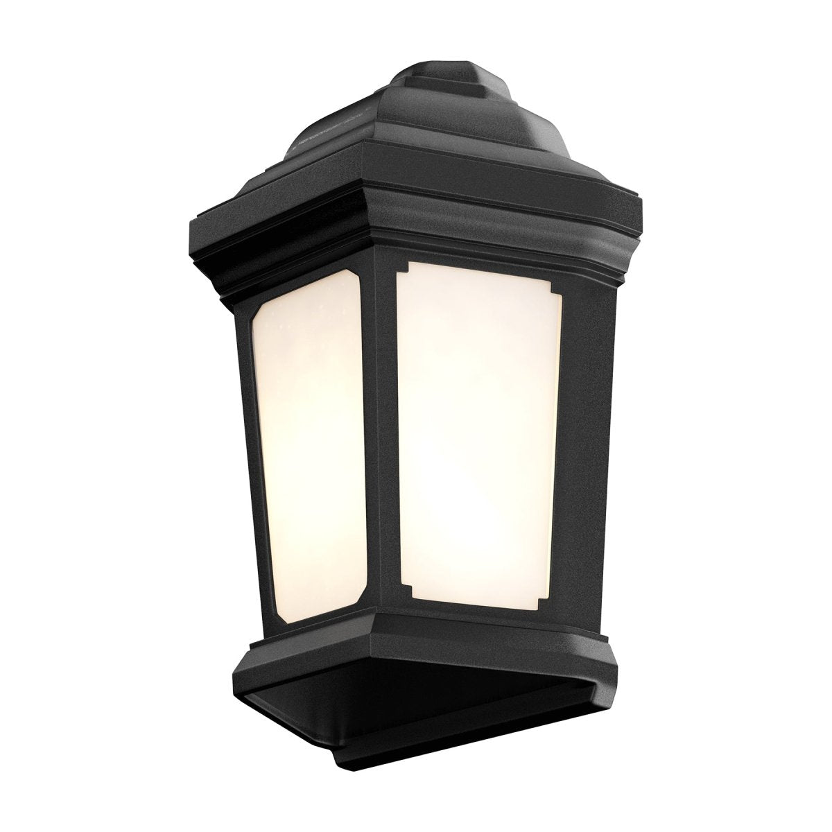 15W LED Outdoor Wall Sconce lighting Fixtures, 5000K (Daylight White), Textured Black Finish, 800 Lumens, ETL Listed