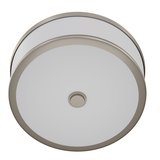 16 in. LED Flush Mount Ceiling Lights, 26W, 1142 Lumens, 5000K, 120 V, 90+ CRI, Dimmable, Brush Nickel Finish
