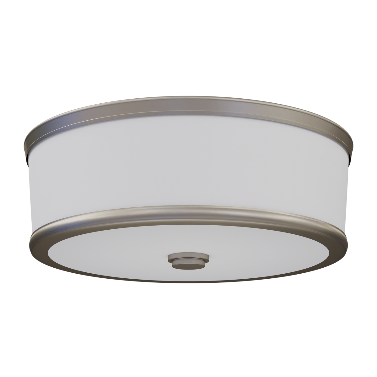 16 in. LED Flush Mount Ceiling Lights, 26W, 1142 Lumens, 5000K, 120 V, 90+ CRI, Dimmable, Brush Nickel Finish