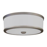 16 in. LED Flush Mount Ceiling Lights, 26W, 1142 Lumens, 5000K, 120 V, 90+ CRI, Dimmable, Brush Nickel Finish