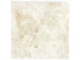 16 X 16 In Ivory Brushed & Chiseled Travertine