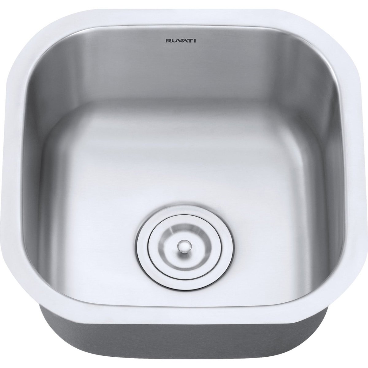 16 x 16 inch Bar Prep Sink Undermount 16 Gauge Stainless Steel