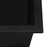 16 x 20 inch Drop-in Topmount Granite Composite Single Bowl Kitchen Sink