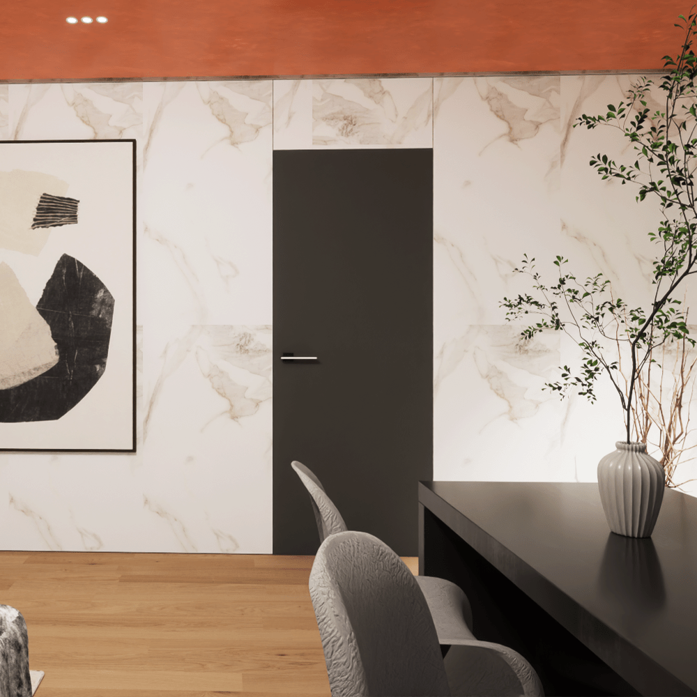 16 X 32 In Mayfair Calacatta Matte Rectified Glazed Porcelain