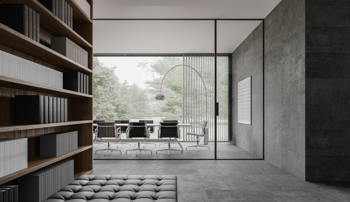 16 X 32 In Nexus Graphite Matte Pressed Glazed Porcelain