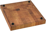 17 x 16 x 2 inch thick End-Grain Acacia Butcher Block Solid Wood Large Cutting Board