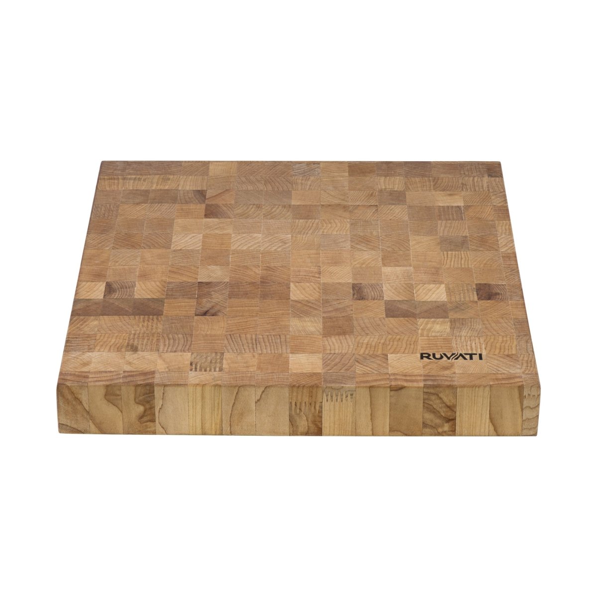 17 x 16 x 2 inch thick End-Grain Acacia Butcher Block Solid Wood Large Cutting Board