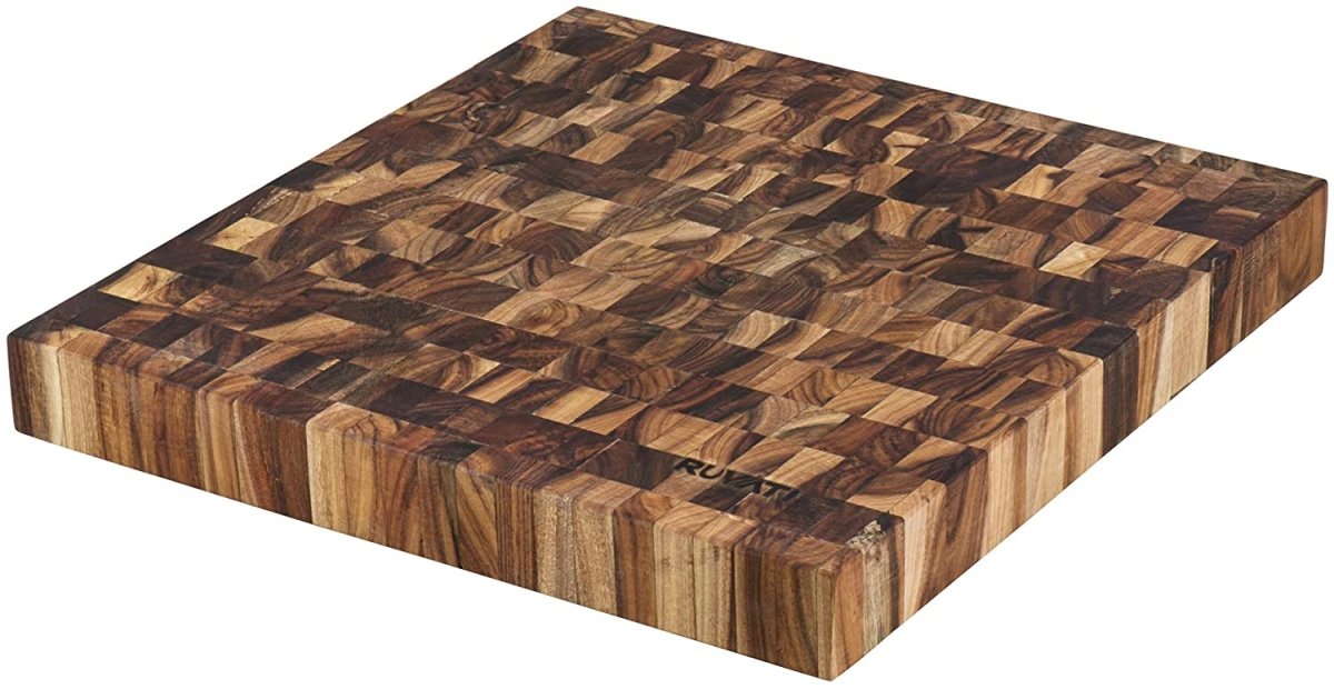 17 x 16 x 2 inch thick End-Grain Acacia Butcher Block Solid Wood Large Cutting Board