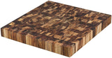 17 x 16 x 2 inch thick End-Grain Acacia Butcher Block Solid Wood Large Cutting Board