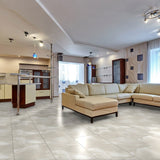 18 X 18 In Classic Pulpis Grey Matte Pressed Glazed Porcelain