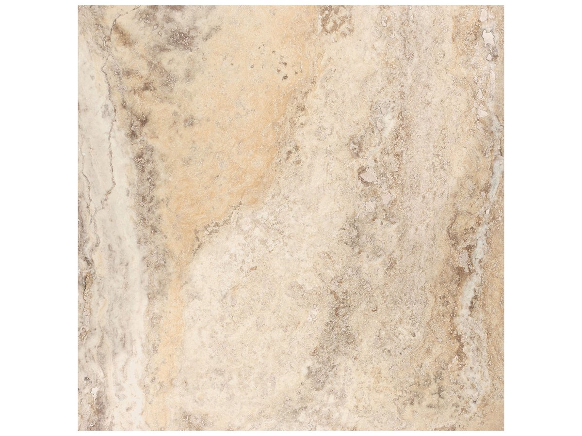 18 X 18 In Picasso Filled & Honed Travertine
