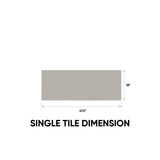 18 x 47.2 in. Marmiline Ash Polished Engineered Stone Bench