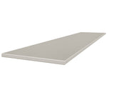 18 x 47.2 in. Marmiline Ash Polished Engineered Stone Bench