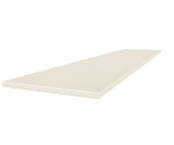 18 x 47.2 in. Marmiline Ivory Polished Engineered Stone Bench