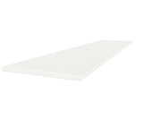 18 x 47.2 in. Marmiline Snow Polished Engineered Stone Bench